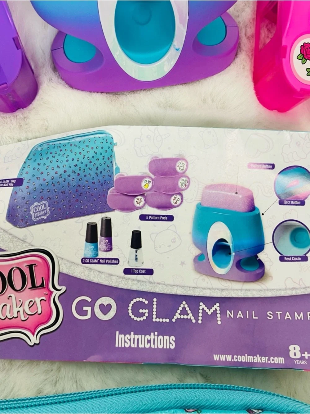 Cool Maker Go Glam Nail Stamper, a DIY manicure set for kids